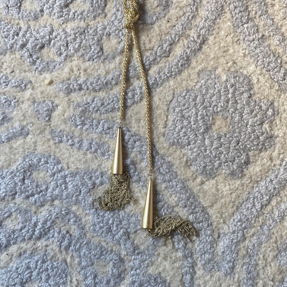 Gold Kendra Scott Lanyard Necklace - Picture 1 of 5